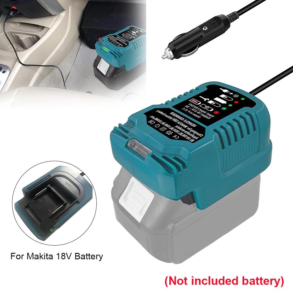 Batterie Li-ion DC 12V/24V, Mini chargeur de voiture Compact, prise allume-cigare avec LED pour batt