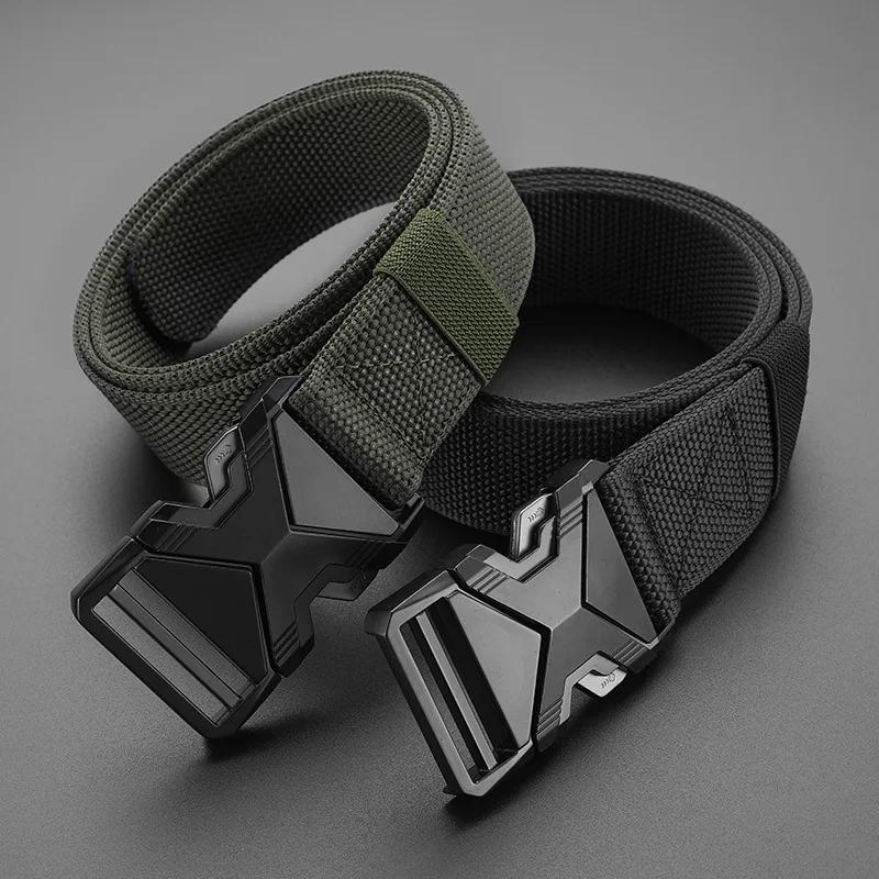 Ceinture de l'armée pour hommes, 2 pièces, chasse en plein air, tactique, alpinisme en plein air, mu