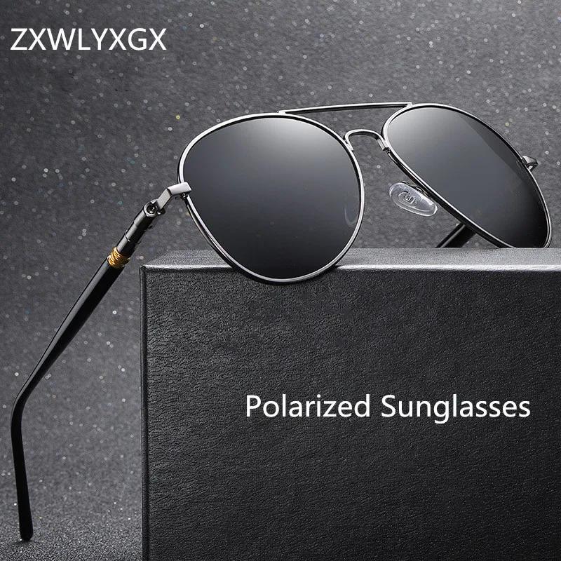 Lunettes de soleil hommes polarisées mode classique pilote lunettes de soleil pêche conduite lunette