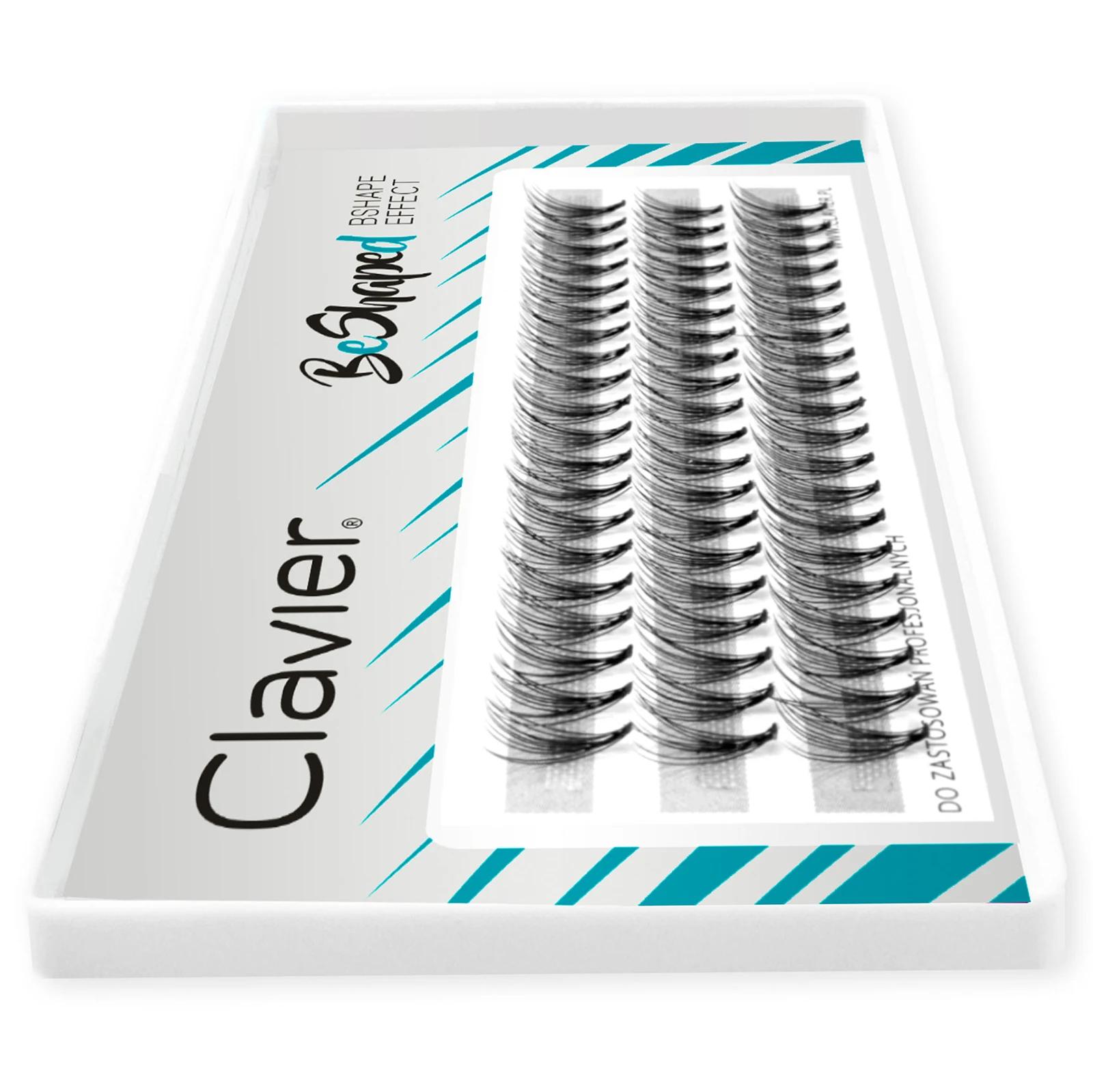 Clavier – ensemble de cils en forme de fard à joues, extraordinaire, en soie synthétique, plus doux,