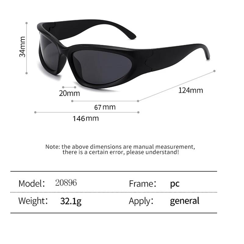 Lunettes de soleil de cyclisme Y2K pour hommes et femmes, lunettes de sport, UV400, nouveau