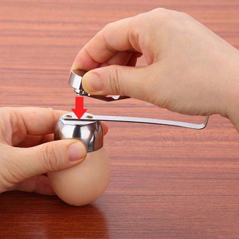 Coupe-œufs en acier inoxydable, ciseaux à œufs en métal, ouvre-bâtiment brut, outil de cuisine créat