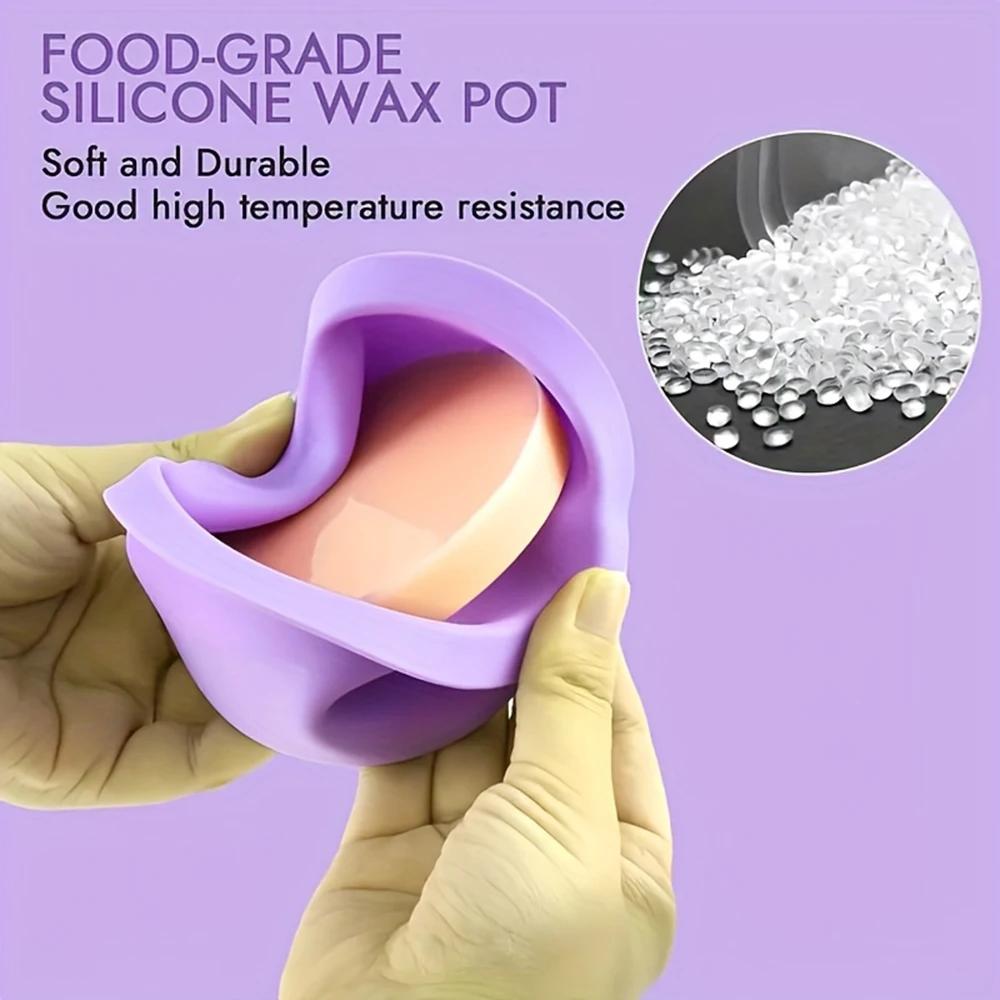 Ensemble d'accessoires d'épilation en Silicone pour femmes, sans alcool, idéal pour le visage et le 