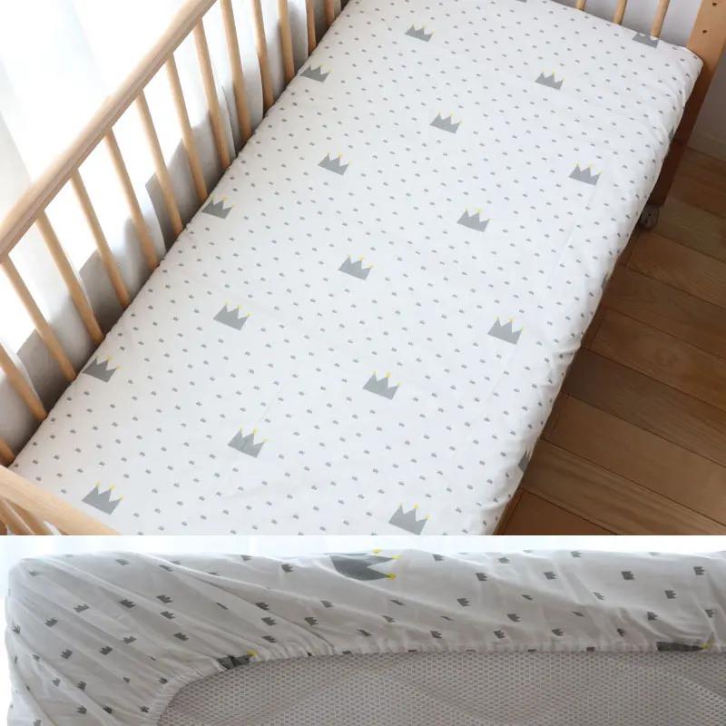 Bébé Drap housse Pour nouveau-Né de Coton Doux Drap de Lit Berceau Pour Enfants Housse de Matelas Pr