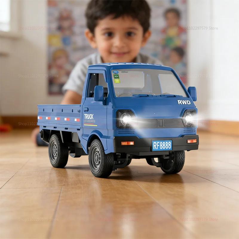 Voiture de course RC à dérive et à escalade 1:18, camion tout-terrain télécommandé avec lumières de 
