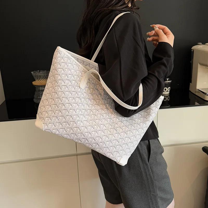 ​ ​ Sac fourre-tout surdimensionné en détresse, Vintage, poignée supérieure, bandoulière en cuir ple