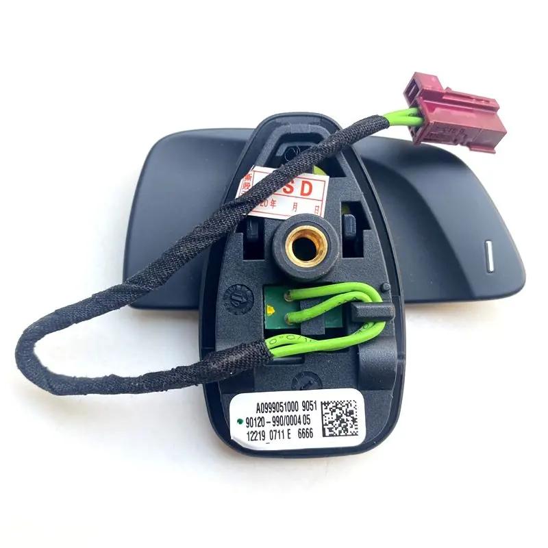 Paire de palettes de changement de volant de voiture, haute qualité, noir et argent, mise à niveau, 