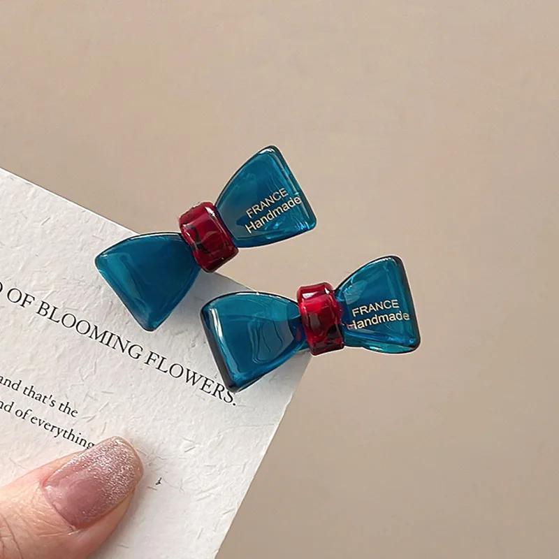 2 pièces de nouvelle pince à cheveux à nœud exquis, mignonne pour cheveux errants et frange, pour le