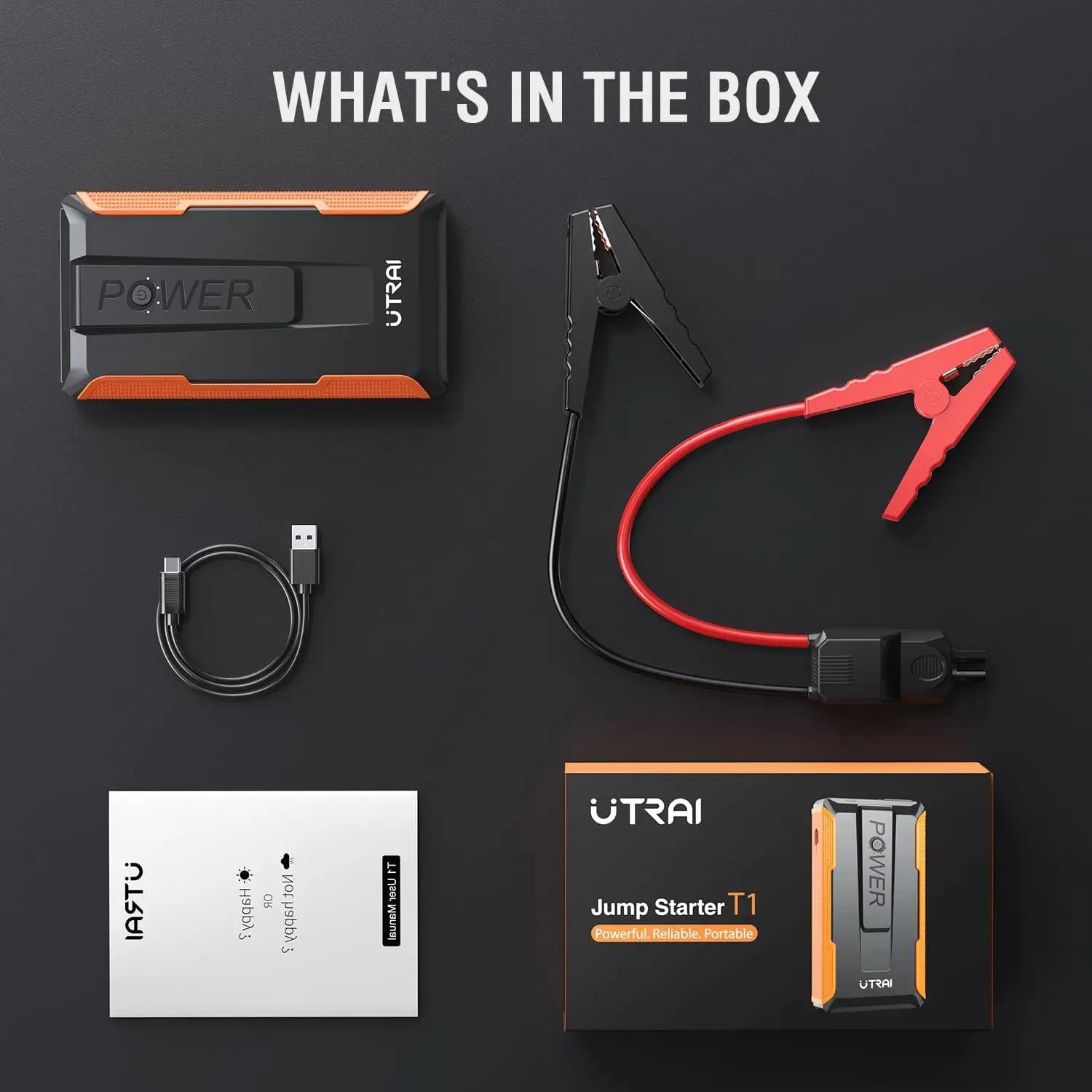 UTRAI démarreur de saut automatique 1400A batterie externe Portable démarreur de saut de voiture dém