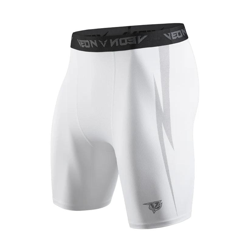 Noir Shorts de Compression Hommes Spandex Sport Shorts Athlétique Entraînement Running Performance B