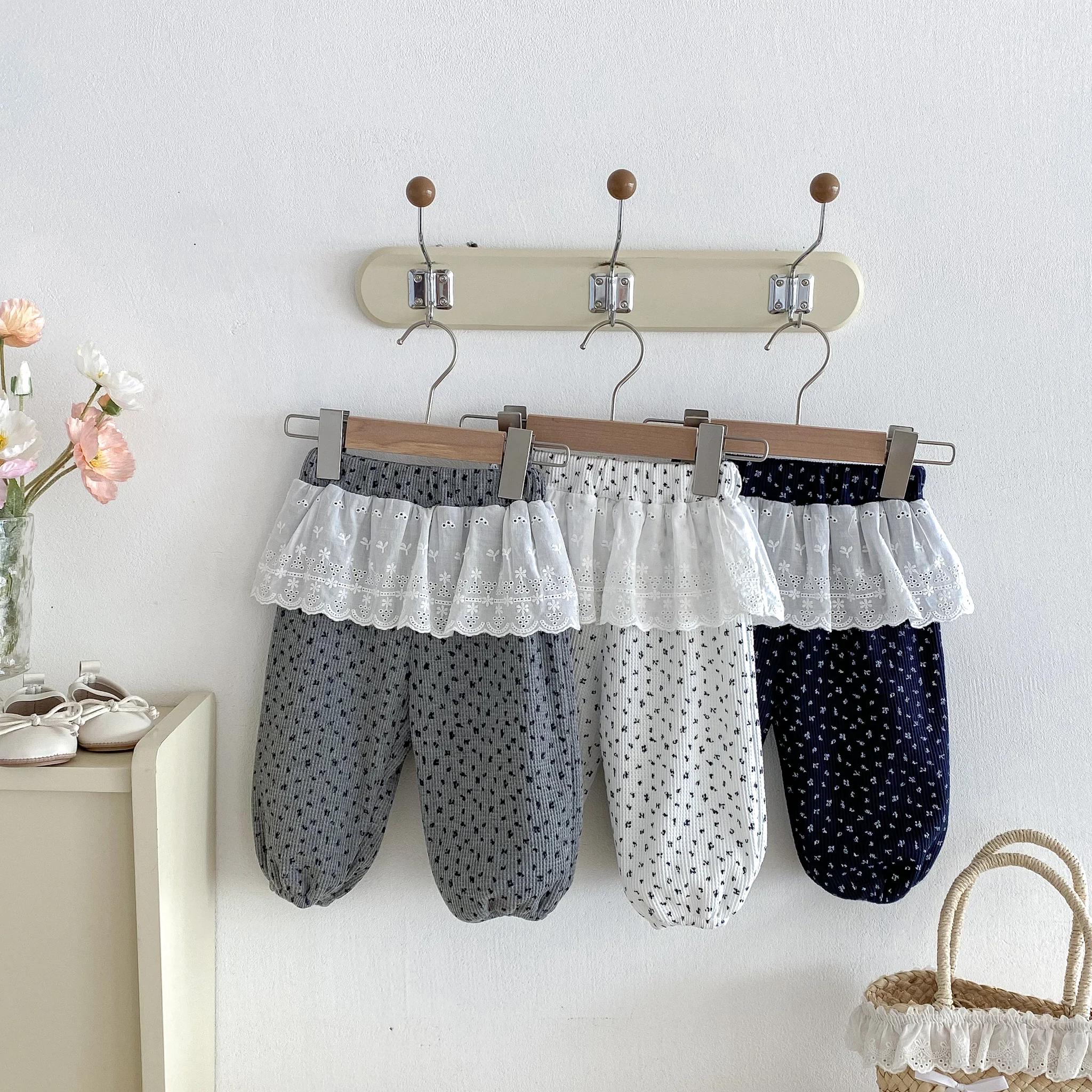 Leggings d'automne pour bébés filles, pantalons longs de style coréen pour nourrissons et tout-petit
