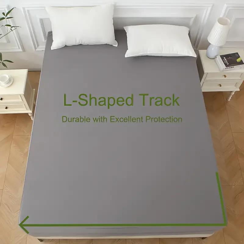 Protecteur de matelas imperméable à 6 côtés, enveloppe de matelas anti-poussière avec fermeture écla
