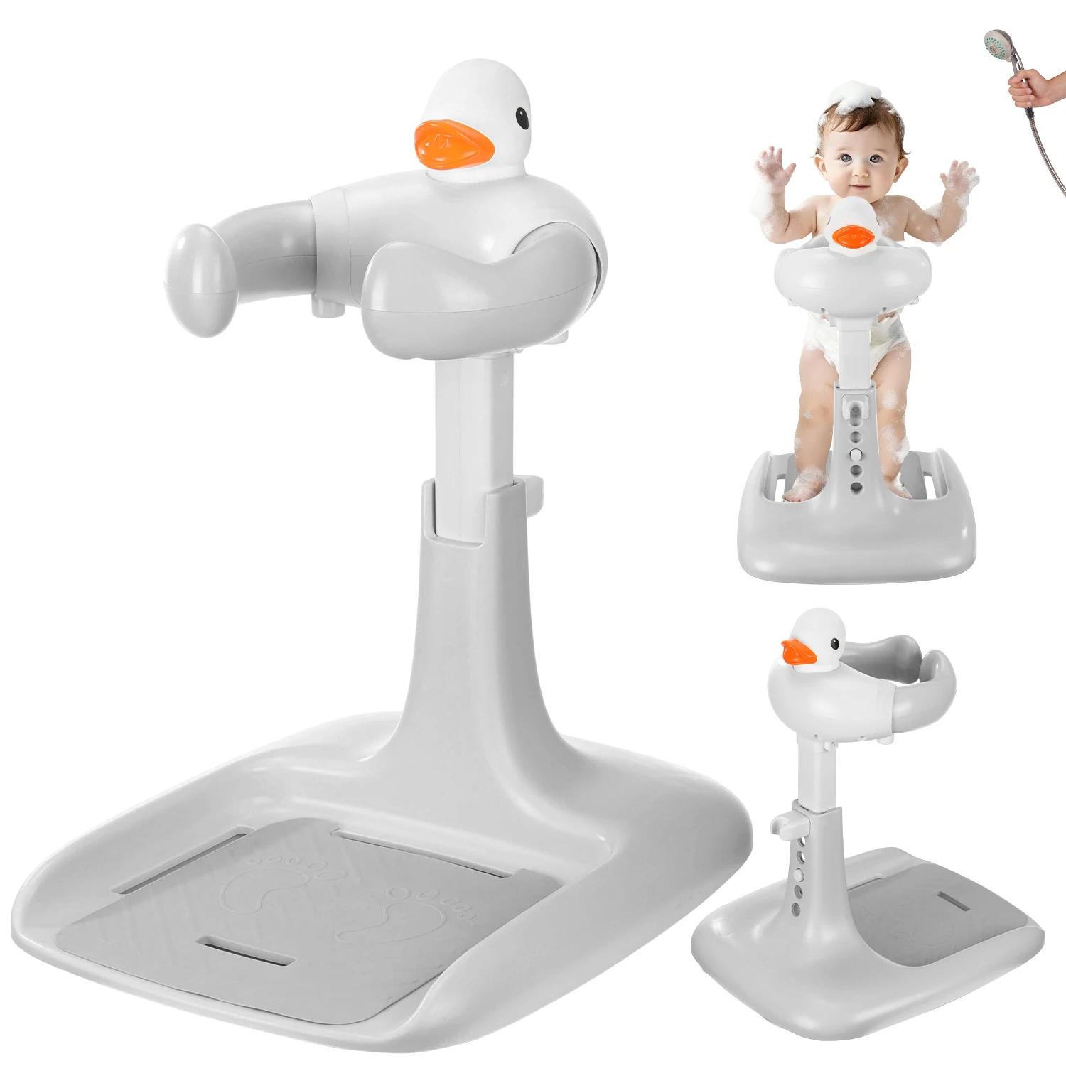 Support de douche pour bébé réglable avec base antidérapante