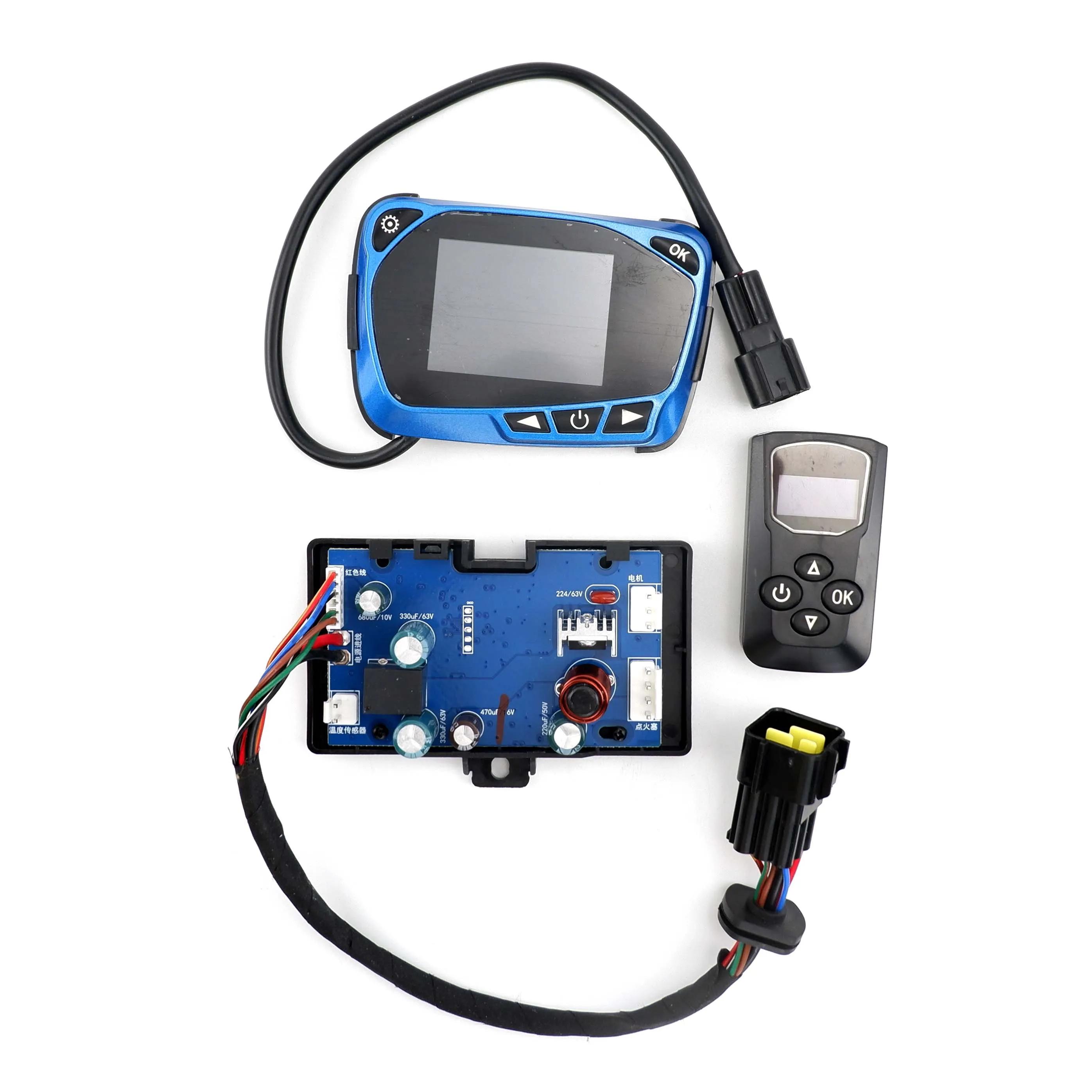 12V 24V 2KW 3KW 5KW 8KW Air Diesel chauffage LCD moniteur interrupteur panneau de commande carte mèr