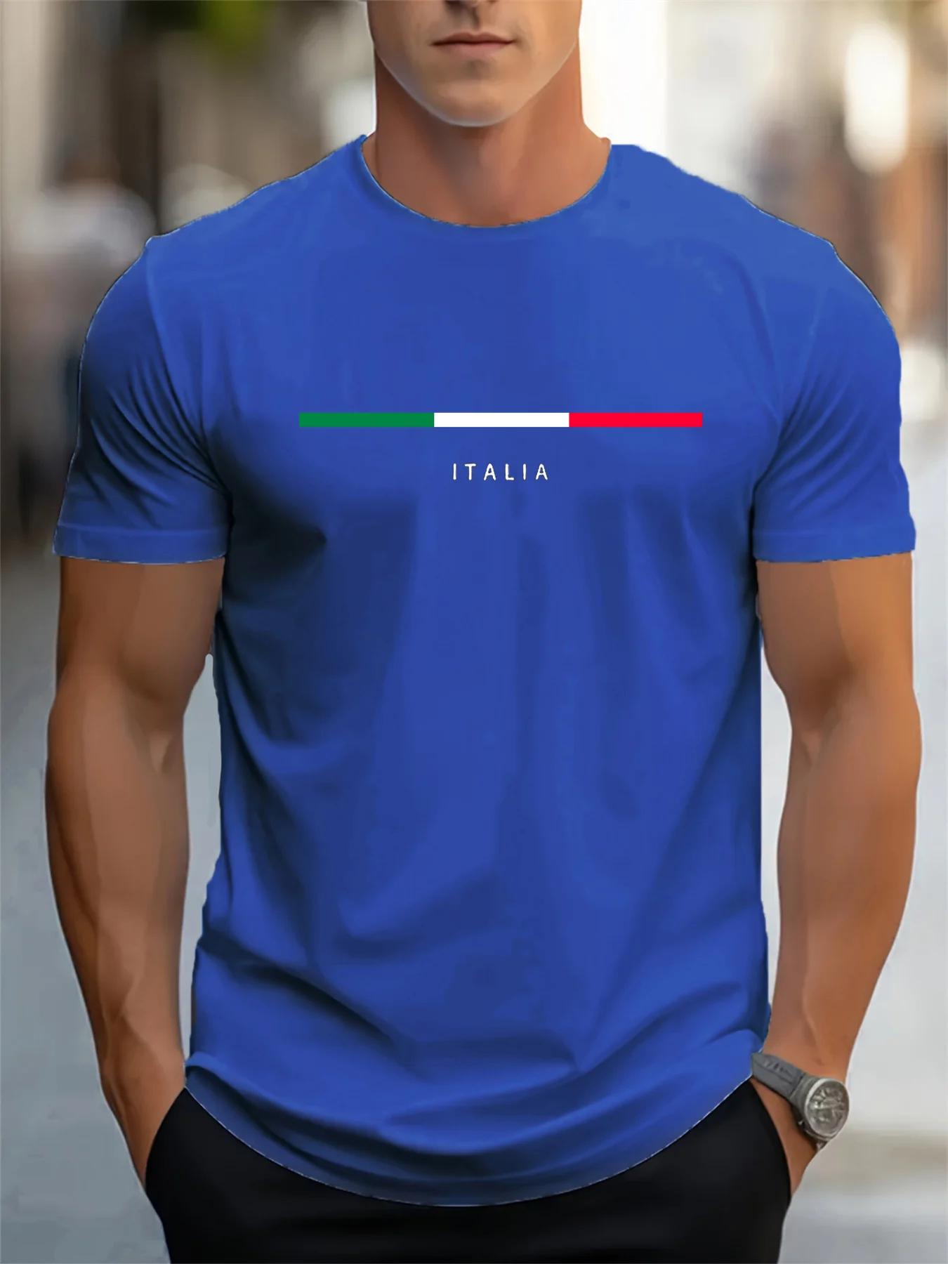 T-shirt manches courtes col rond homme, 100 coton, à la mode, décontracté, ample, grande taille, mot