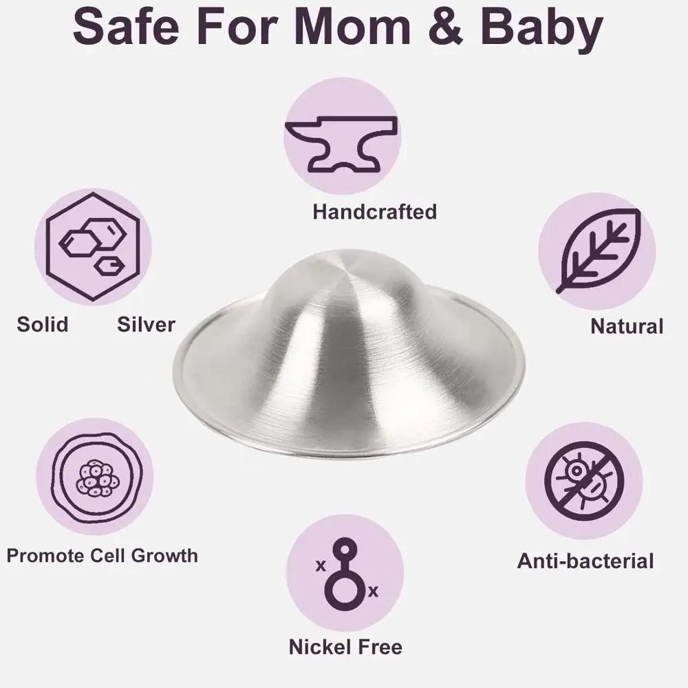 ShiPublishSilver-Couvre-tétons d'allaitement pour toutes les mamans, Couvertures originales faciles 