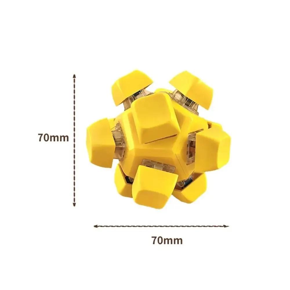 Nouveau 12 touches boule magique Fidget porte-clés touches bouton bricolage clavier doigt clavier ca