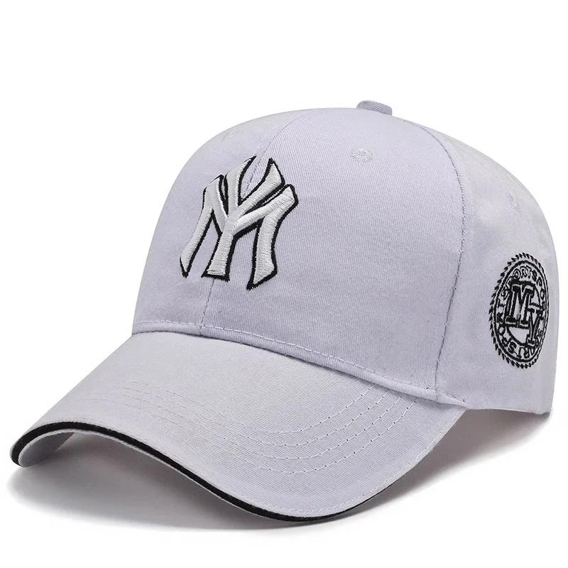 Chapeaux quatre saisons pour hommes, tendance, noir, rétro, brooklyn, lettre brodée, Baseball, coton