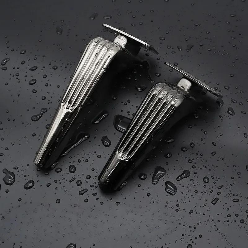 Pieds de Meubles en Métal de 15/18cm, Support Noir et Or de Remplacement pour Canapé, Commode, Table