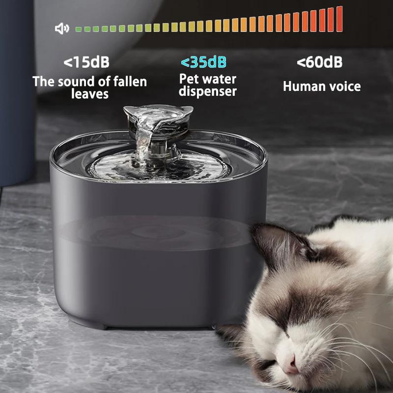 Fontaine d'eau pour chat, Recirculation automatique, distributeur d'eau pour chien et chat, pompe él