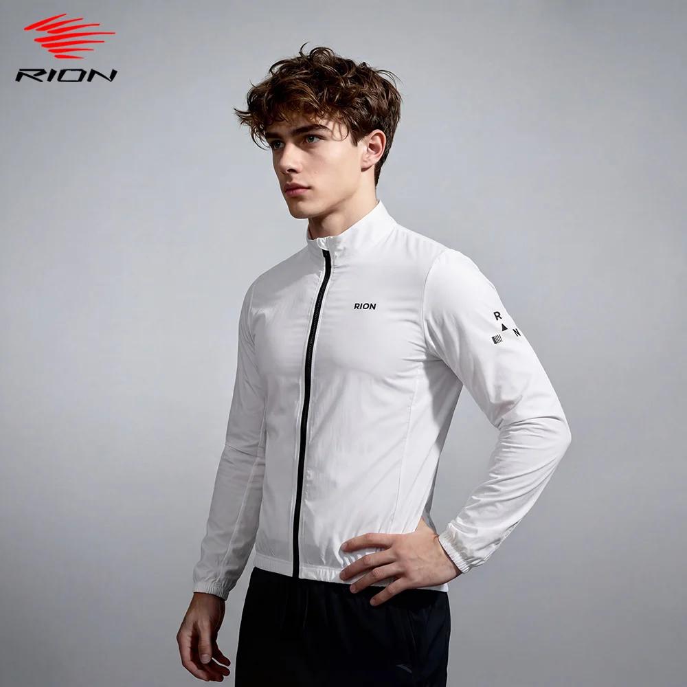 Veste coupe-vent à manches longues pour homme RION, veste de sport légère, coupe-vent, randonnée, fi