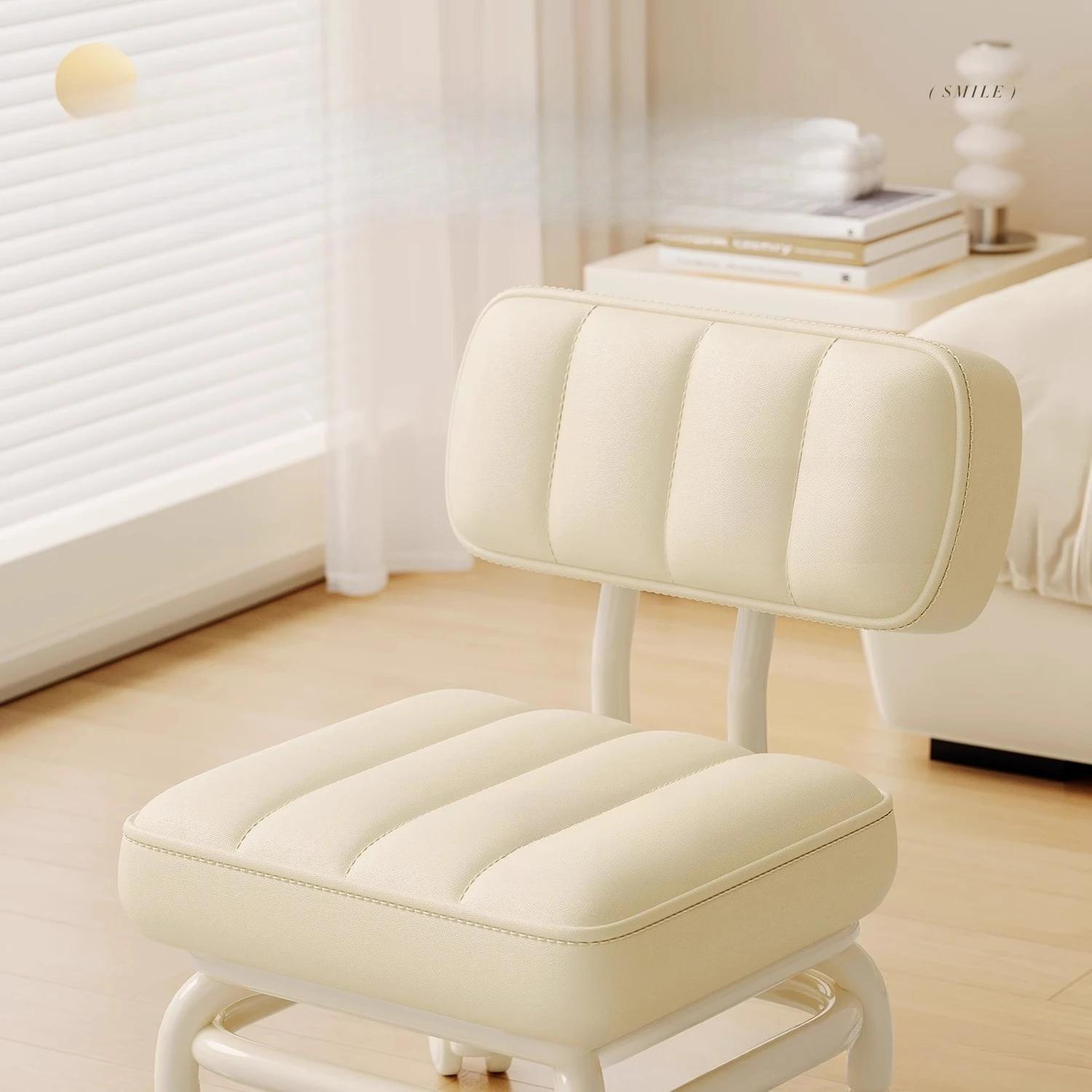 Petit tabouret dossier roue universelle tabouret souple canapé pour enfants Table basse petite chais