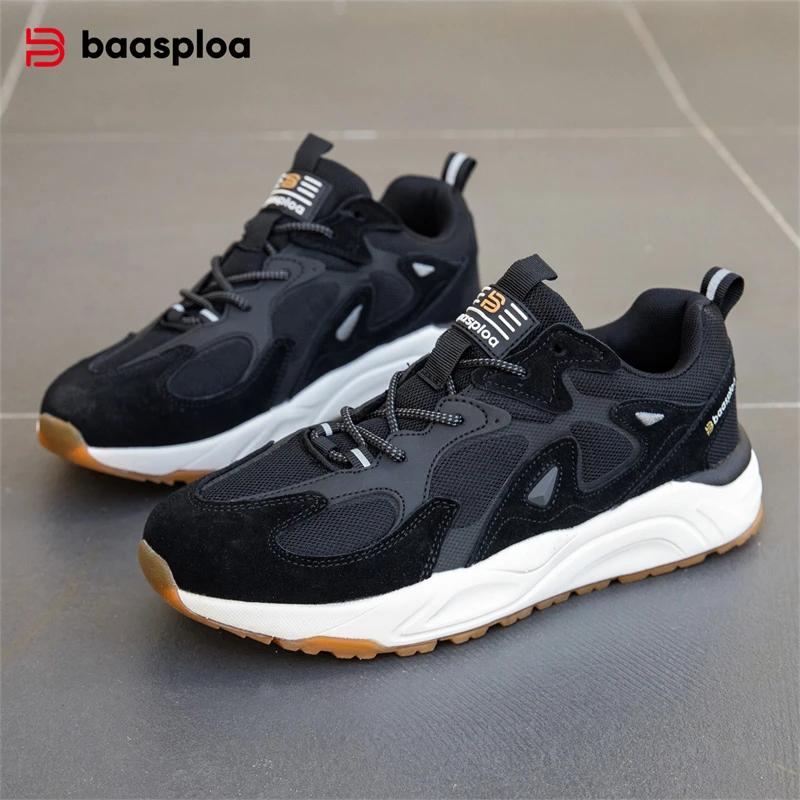 Baasploa hommes espadrilles décontractées nouvelle mode chaussures de marche maille respirant hommes
