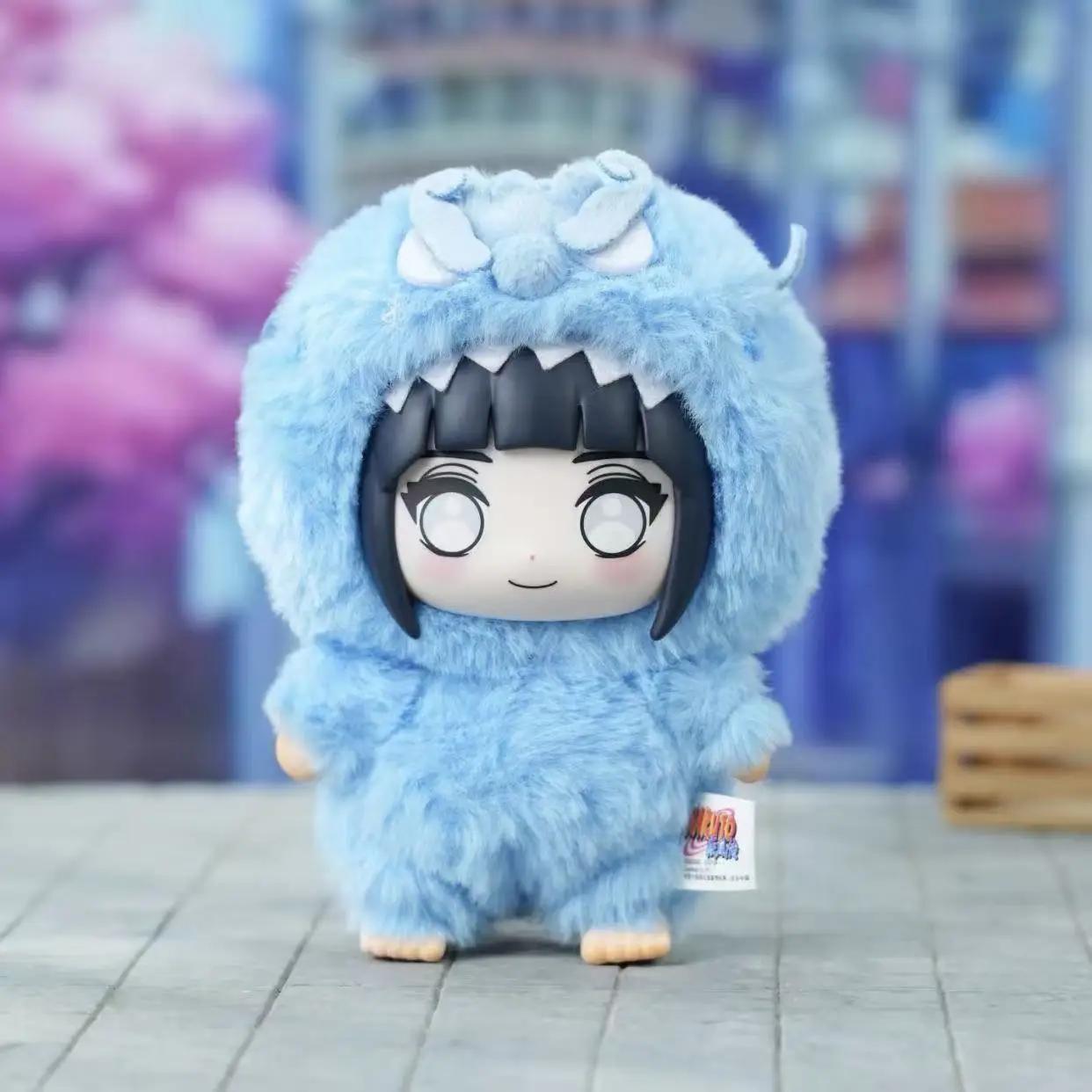Nouveau Naruto Shippuden bête fête série peluche poupée boîte aveugle Chibi Kakashi Sasuke Surprise 