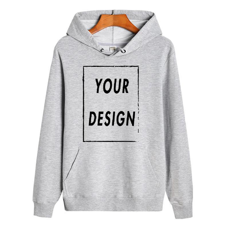 Sweat à capuche en pur coton à manches longues pour hommes et femmes, sweat-shirt de sport décontrac