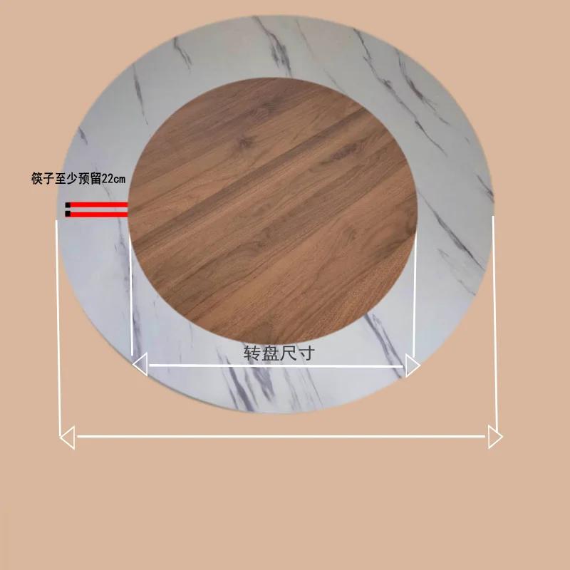 Plateau de Table en Bois à Comcussion Colorable avec Plastique Lisse, Planche Artificielle Ronde, Es