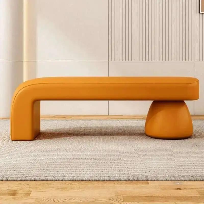 Tabouret Proxy pour chaussures, meubles de maison nordiques, chambre à coucher, bout de lit, piste, 