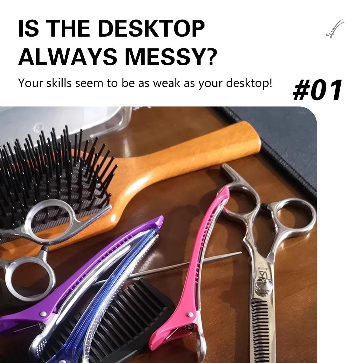 Plateau de rangement pour tondeuses de barbier, support de tondeuse à cheveux de salon avec emplacem