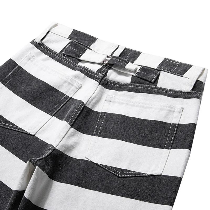 [24 heures d'expédition rapide] 16oz haute qualité coton lourd hommes rayé épais toile pantalon Dura