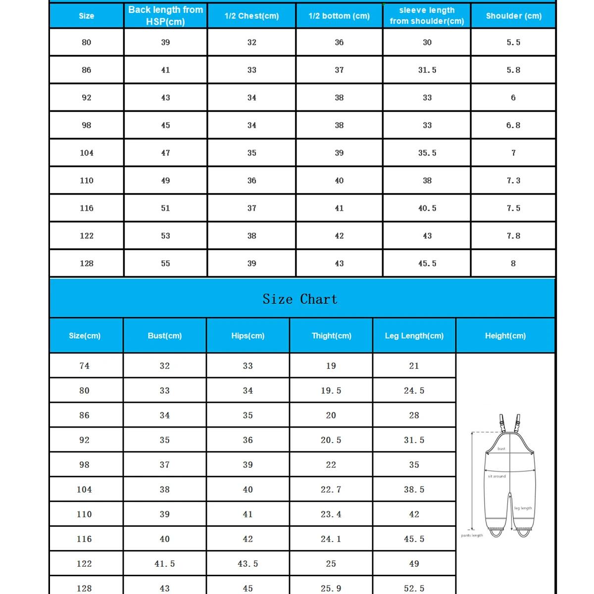 HONEYKING bébé imperméable costume ensemble de vêtements pour enfants salopette imperméable filles c