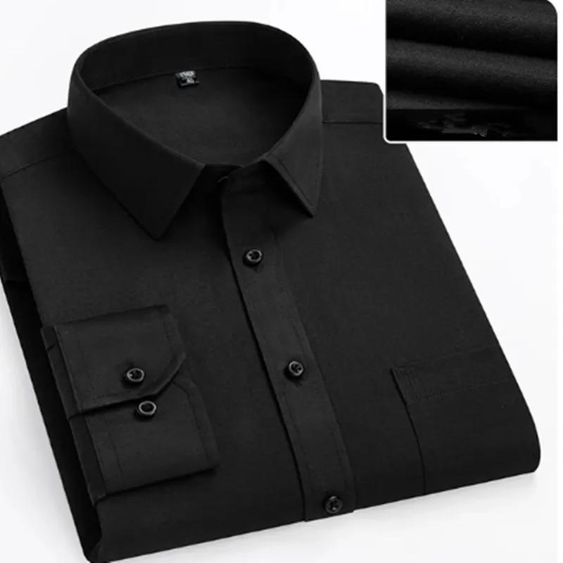 11XL-10XL-9XL-8XL-7XL Super grande taille 2024 nouvelle chemise à manches longues pour hommes poche 