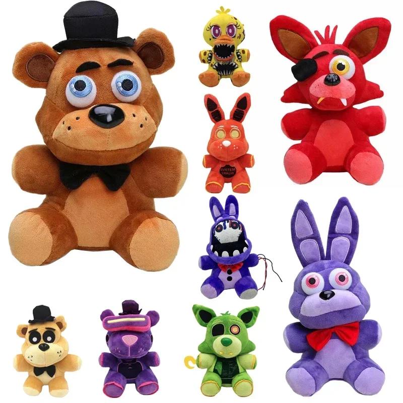 Spot cinq nuit à Freddy Fnaf mignon jouets en peluche jeu poupée Bonnie ours Foxy dessin animé poupé