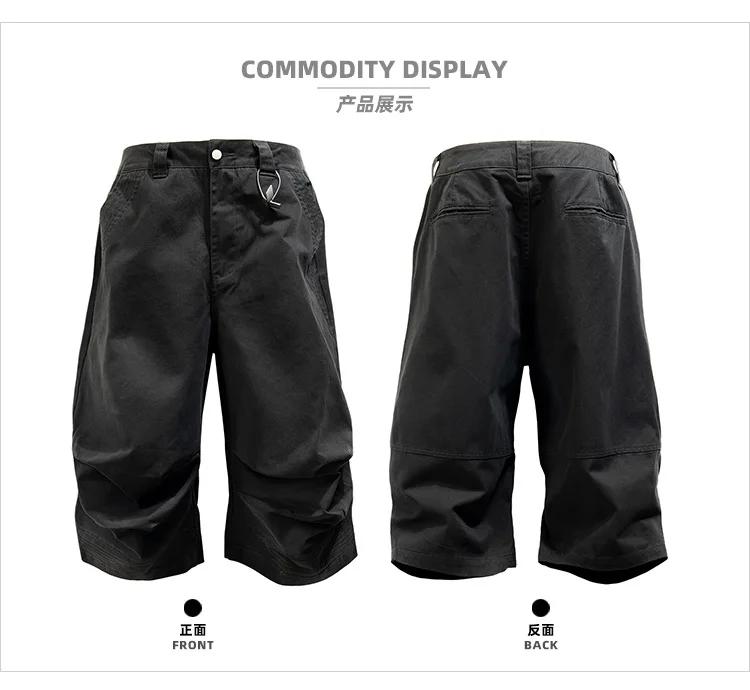 MIJKO Shorts plissés Scimitar Seven-Eighths pour hommes et femmes 8534 #