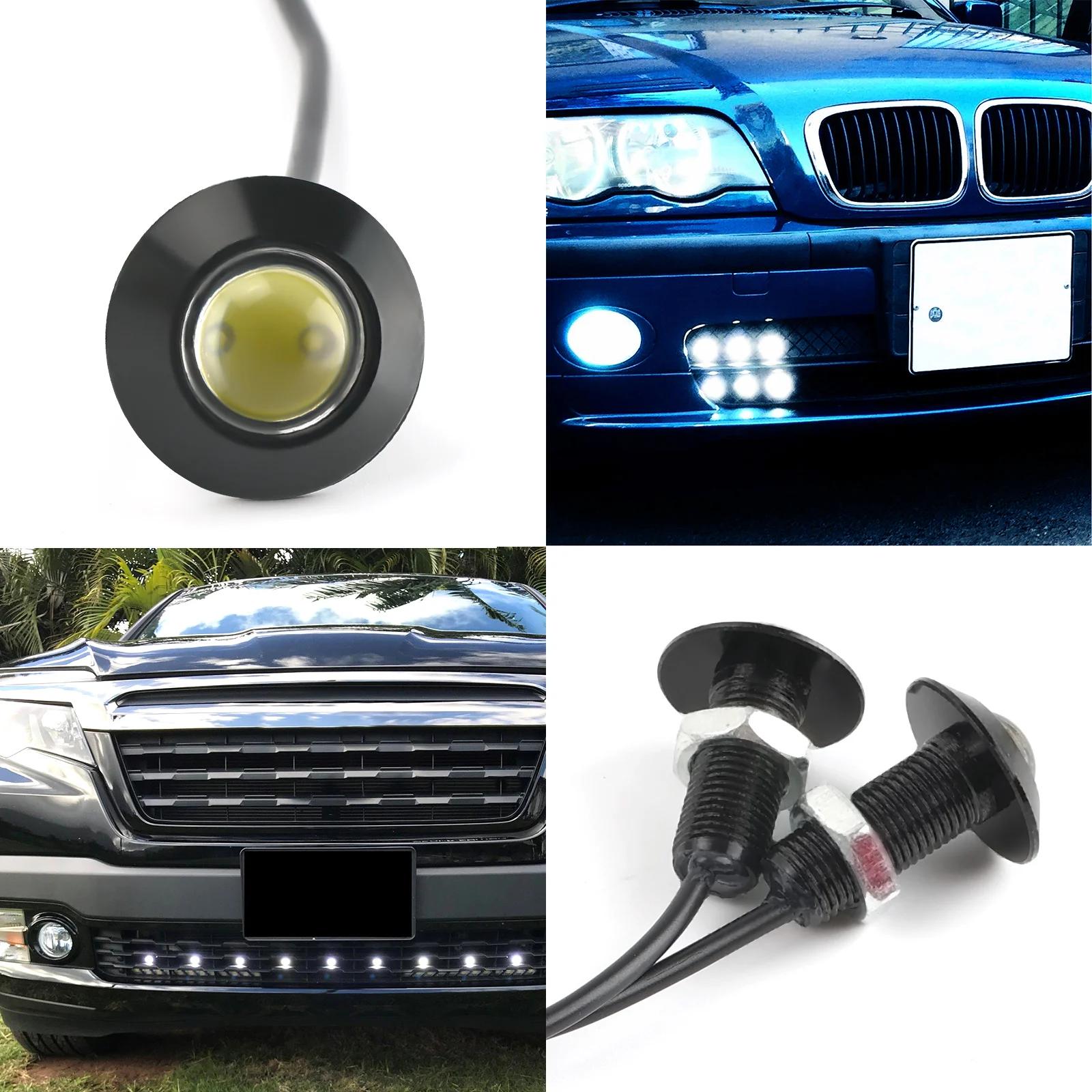 Eclairage de calandre LED Eagle Eye, antibrouillard blanc Hawkeye ultra fin, feu de plaque d'immatri