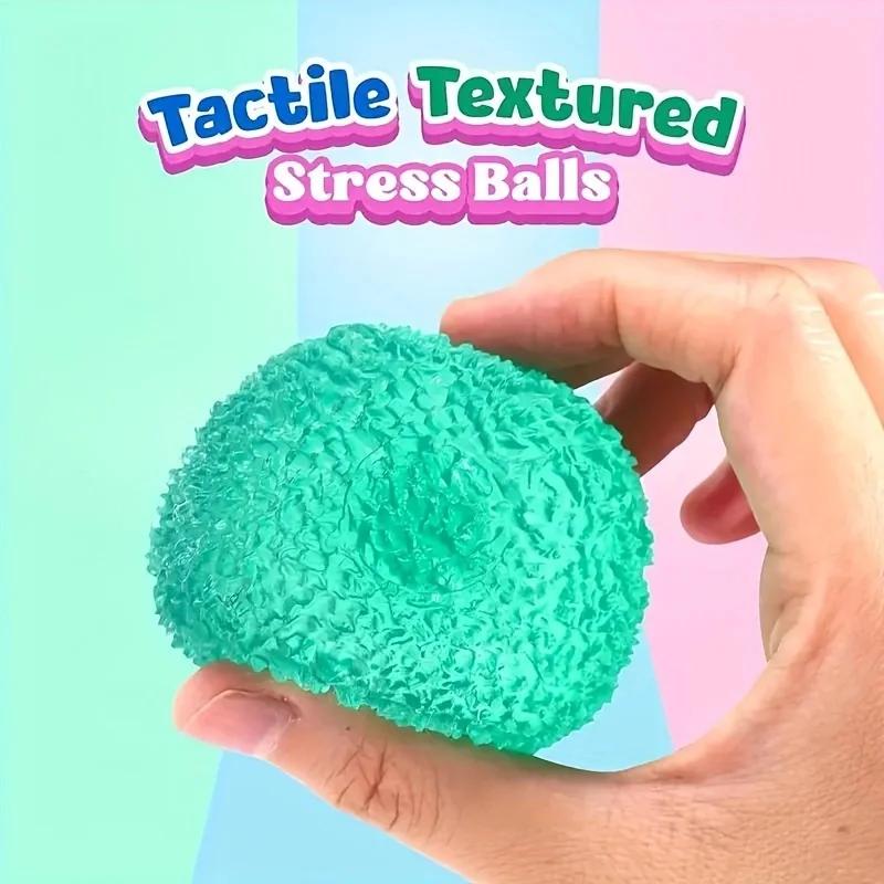 Boule de glace à Texture multicolore Squishy, jouet à presser pour enfants et adultes, jouets Pop Fi