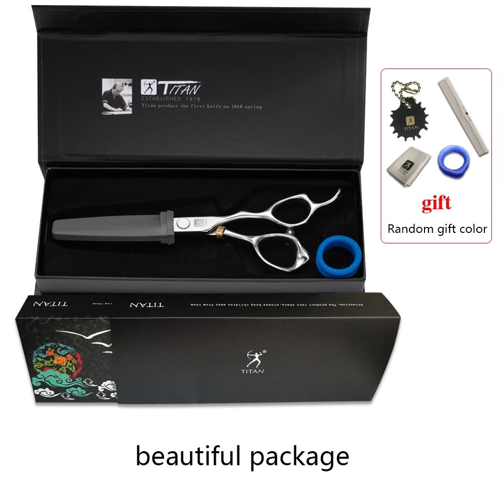 TITAN ciseaux de coiffeur professionnels ciseaux de coiffeur coupe de cheveux ensemble d'amincisseme