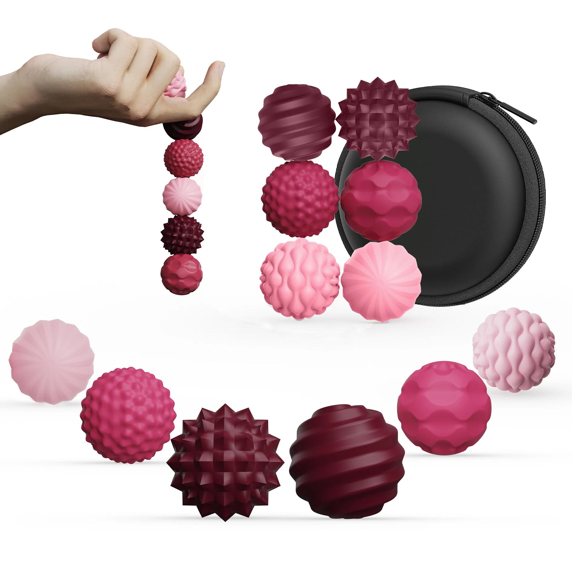 Boules magnétiques EDC, 6/12 pièces, jouets anti-Stress, anxiété, jouet sensoriel, balles magnétique