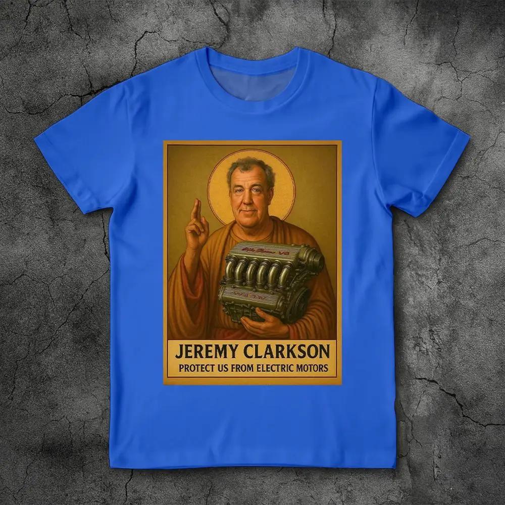 Jeremy Clarkson nous protéger des moteurs électriques Merch Fans T-shirt haut équipement drôle Meme 