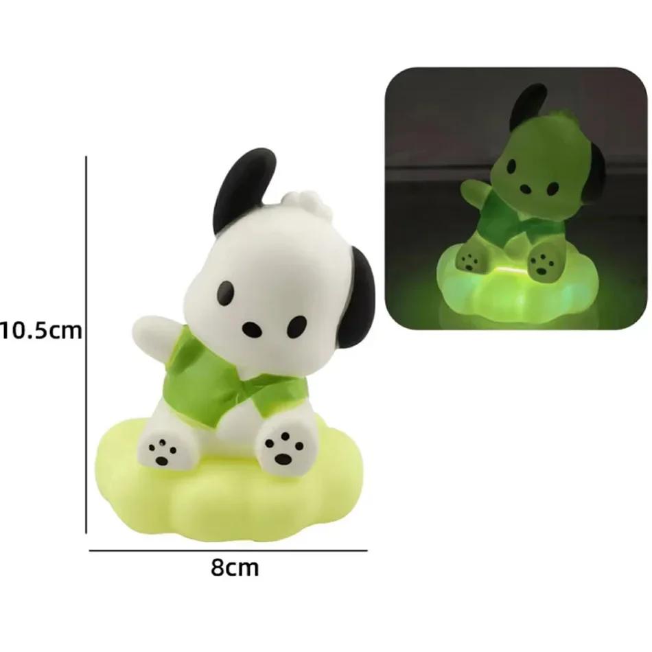 Nouvelle lampe de nuit de style japonais Sanrio, en émail, en forme de nuage, avec des personnages d