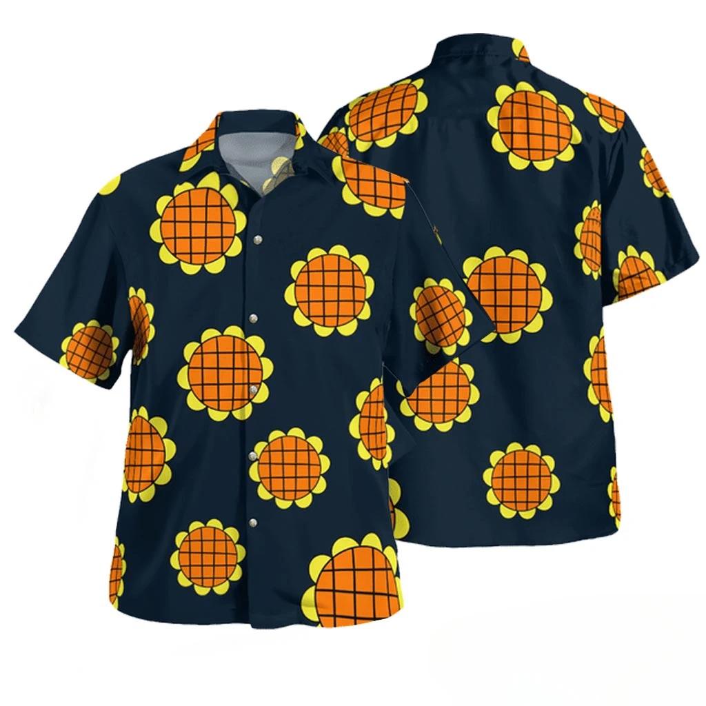 Chemise hawaïenne tournesol, Luffy, 1 pièce, 2024