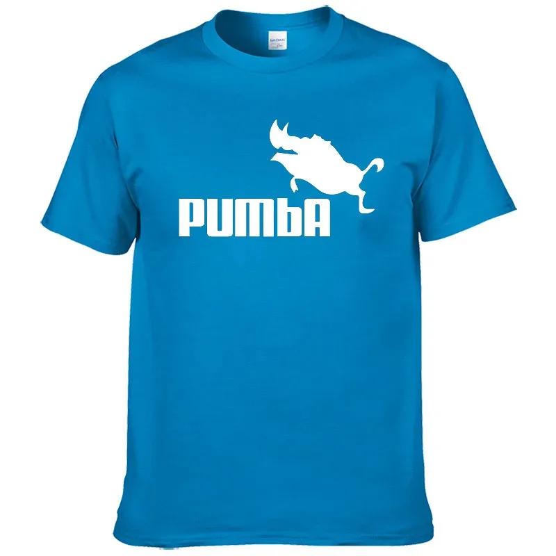 T-shirt imprimé PUMBA, été, hip-hop, sport, bas de tenue, manches courtes, sanglier volant, sanglier