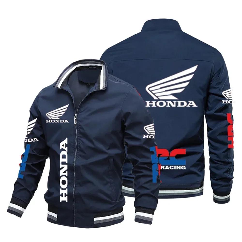 Honda Moto 2025 nouvelle veste de Moto modèle Bomber veste Baseball Moto haut hommes