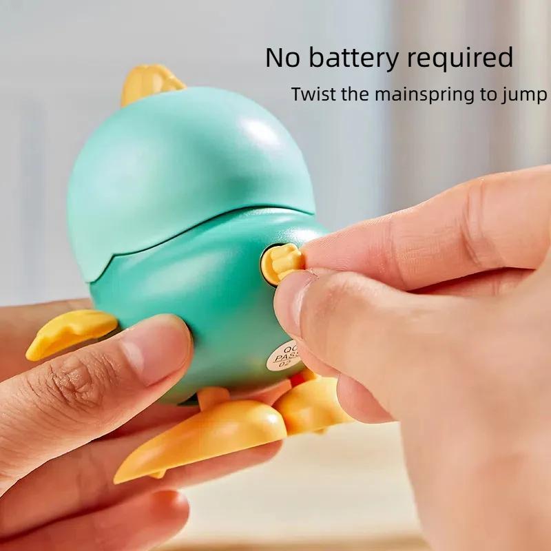 Jouet rampant mécanique pour reptiles, poussin coloré drôle, balançoire Rocky, jouet à remonter