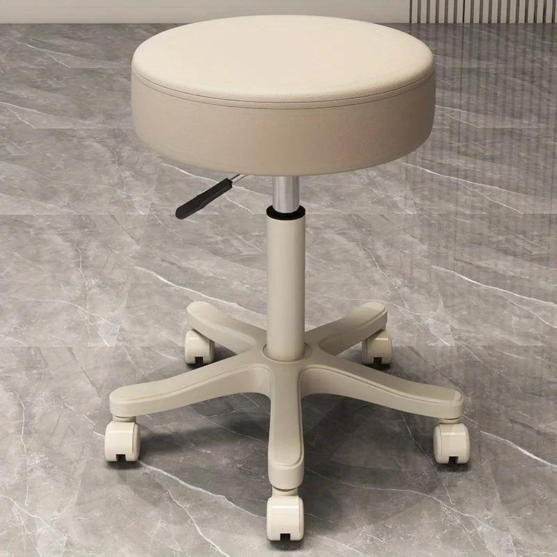 Tabouret de Massage tabouret de Salon de beauté tabouret rond rotatif de levage manucure de cheveux 