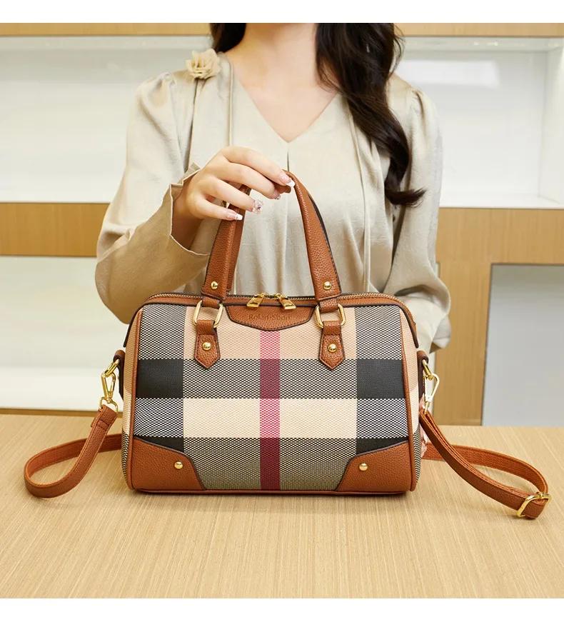 Sac à langer en cuir haut de gamme pour femmes, style classique, design parisien, décontracté, simpl