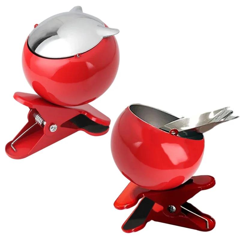 Cendrier en métal créatif avec clip, anti-chute, cendriers multifonctions pour salon, décorations an